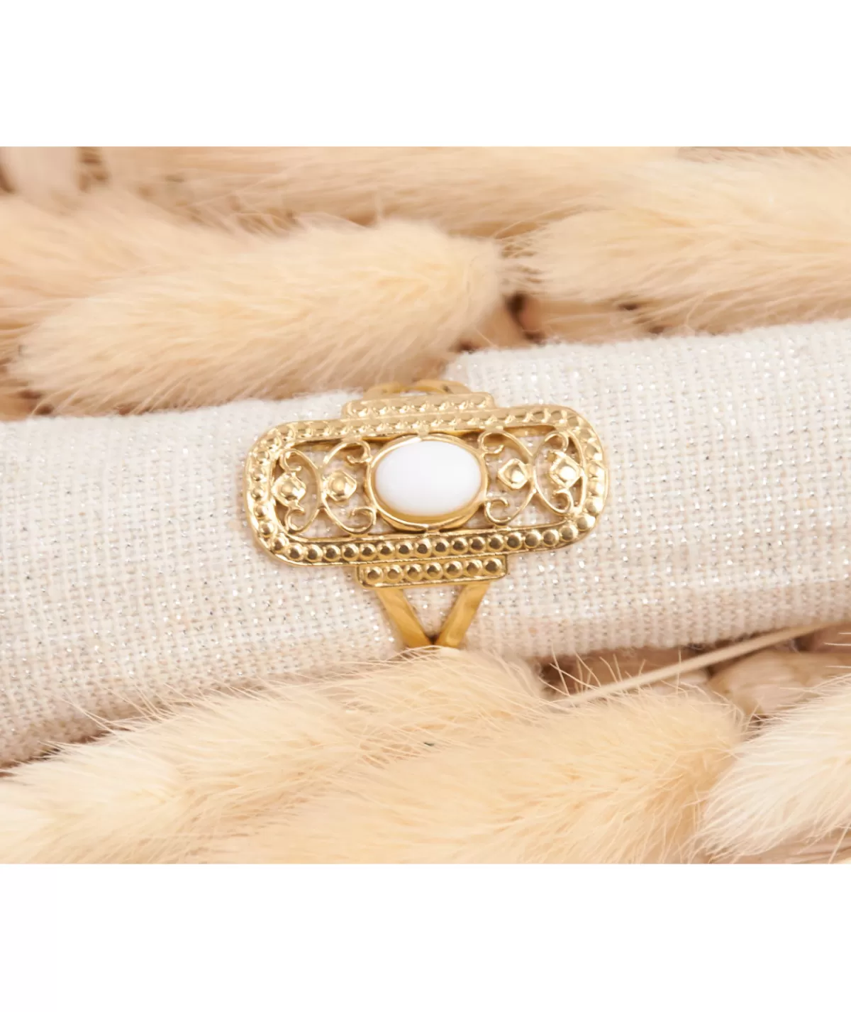 La boutique de Lilie Bijoux>BAGUE ASHLEY Dore