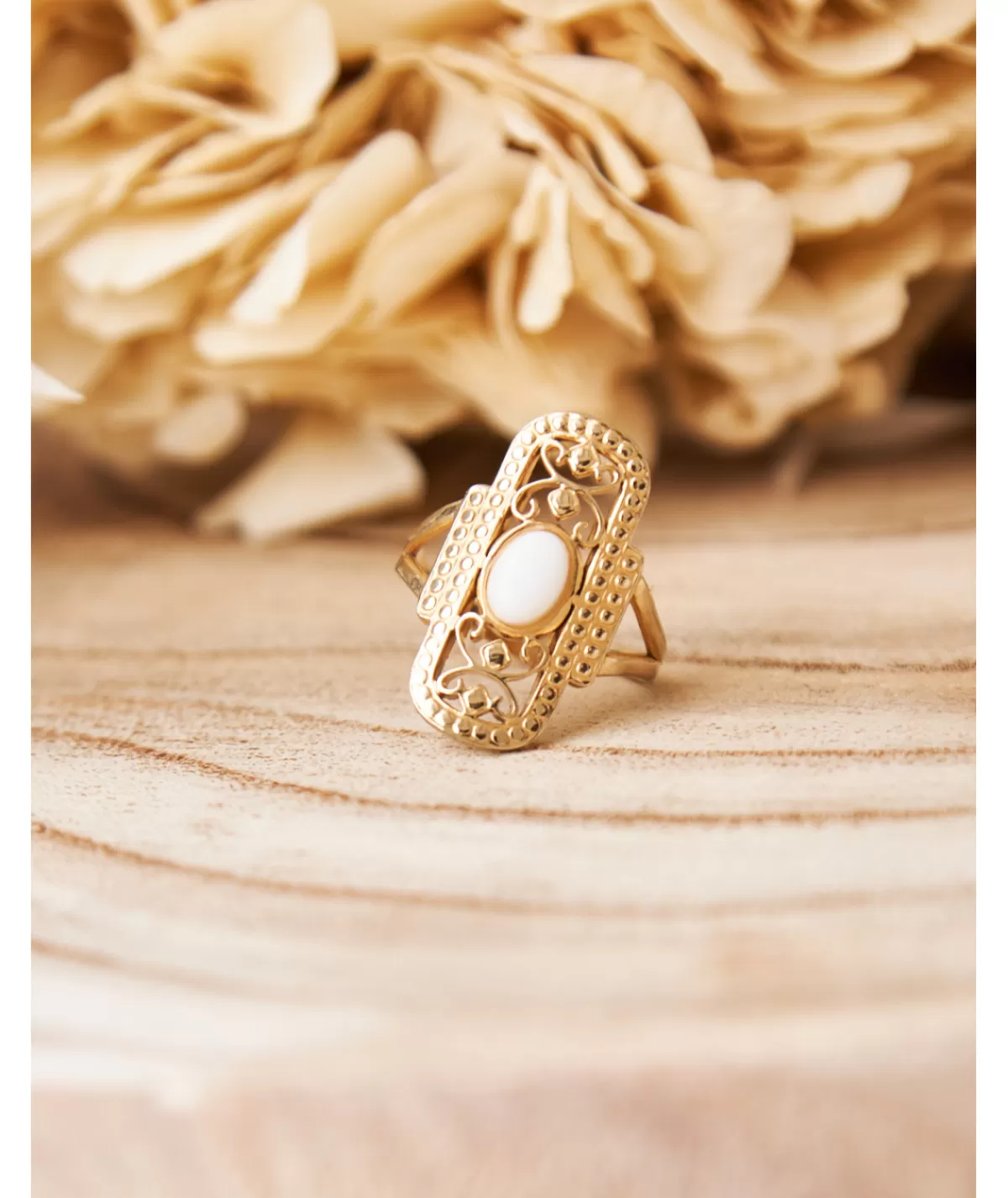 La boutique de Lilie Bijoux>BAGUE ASHLEY Dore