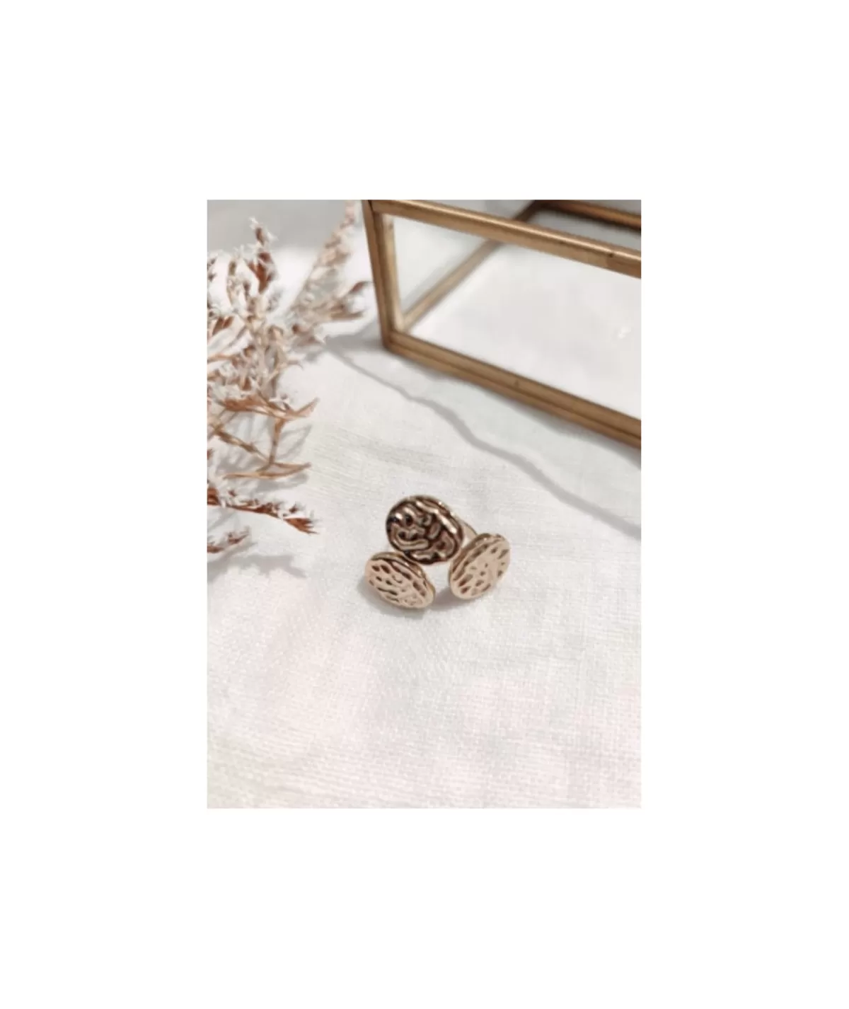 La boutique de Lilie Bijoux>BAGUE LAURINE Dore
