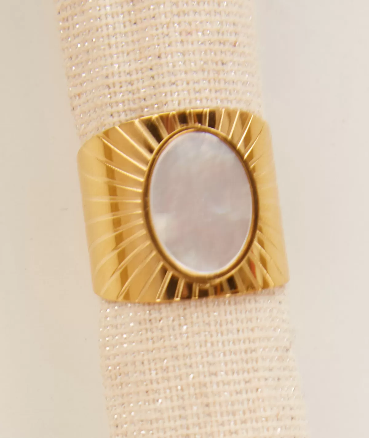 La boutique de Lilie Bijoux>BAGUE MAUDE Blanc