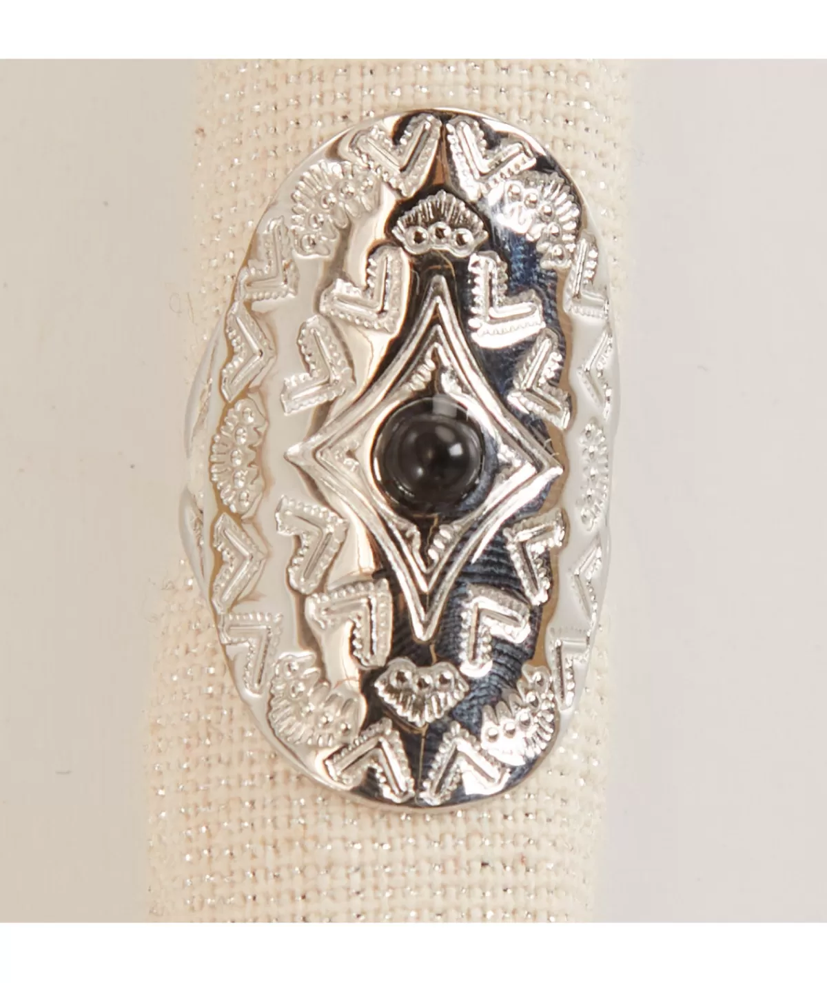 La boutique de Lilie Bijoux>BAGUE TIFANNY Noir