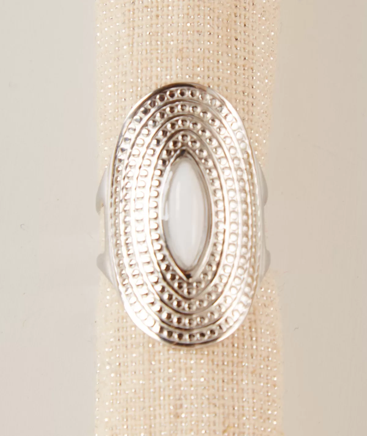 La boutique de Lilie Bijoux>BAGUE YZALINE Blanc