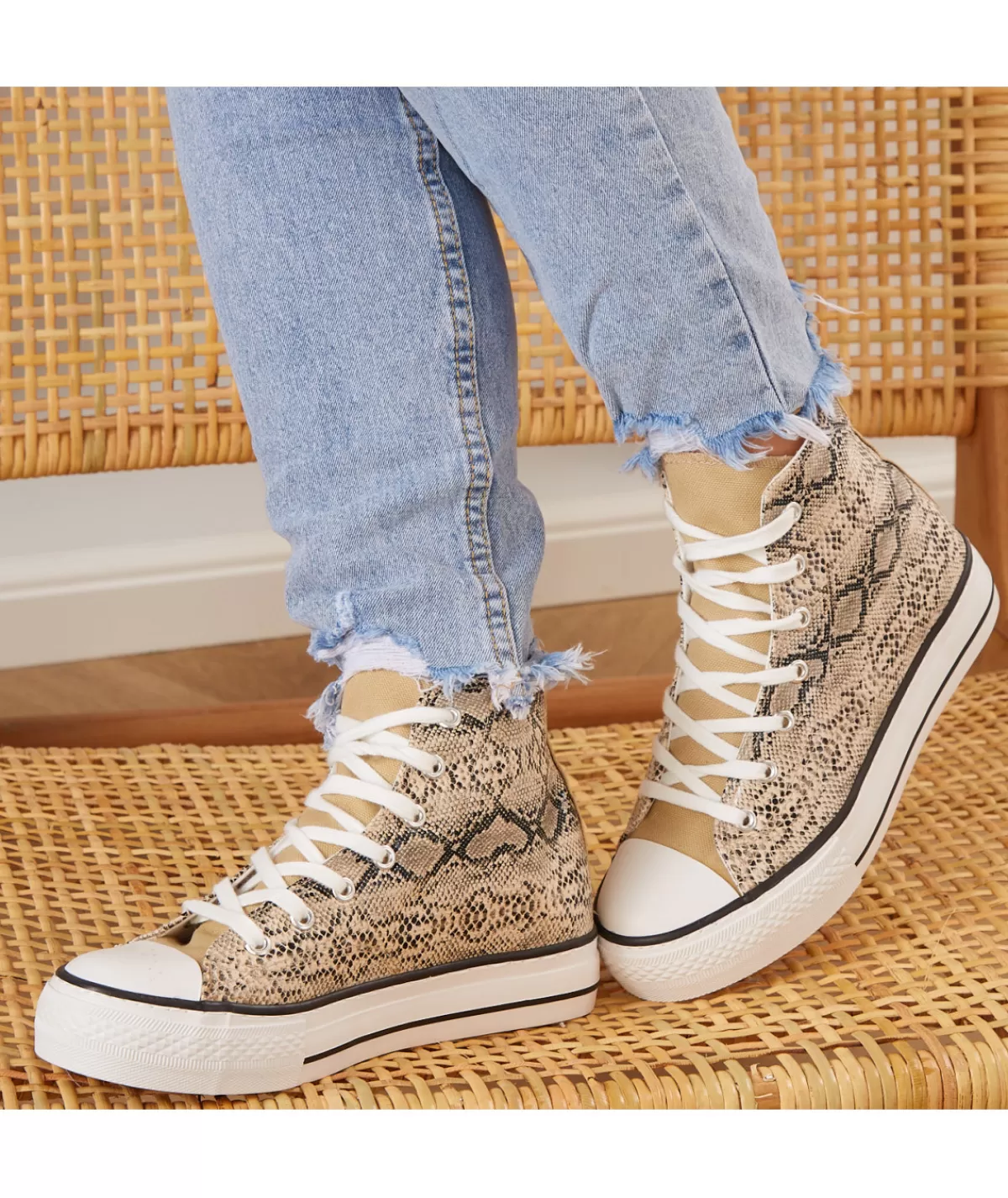 La boutique de Lilie Baskets>BASKET INAYA Beige
