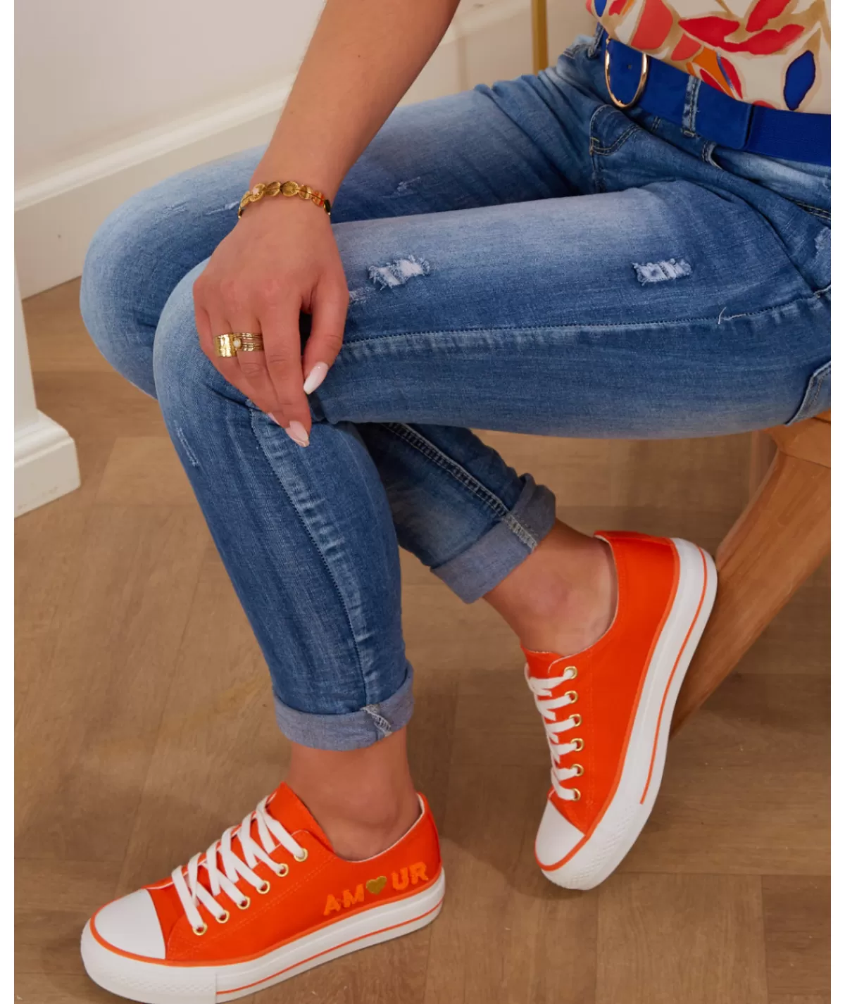 La boutique de Lilie Baskets>BASKET KAREN Orange