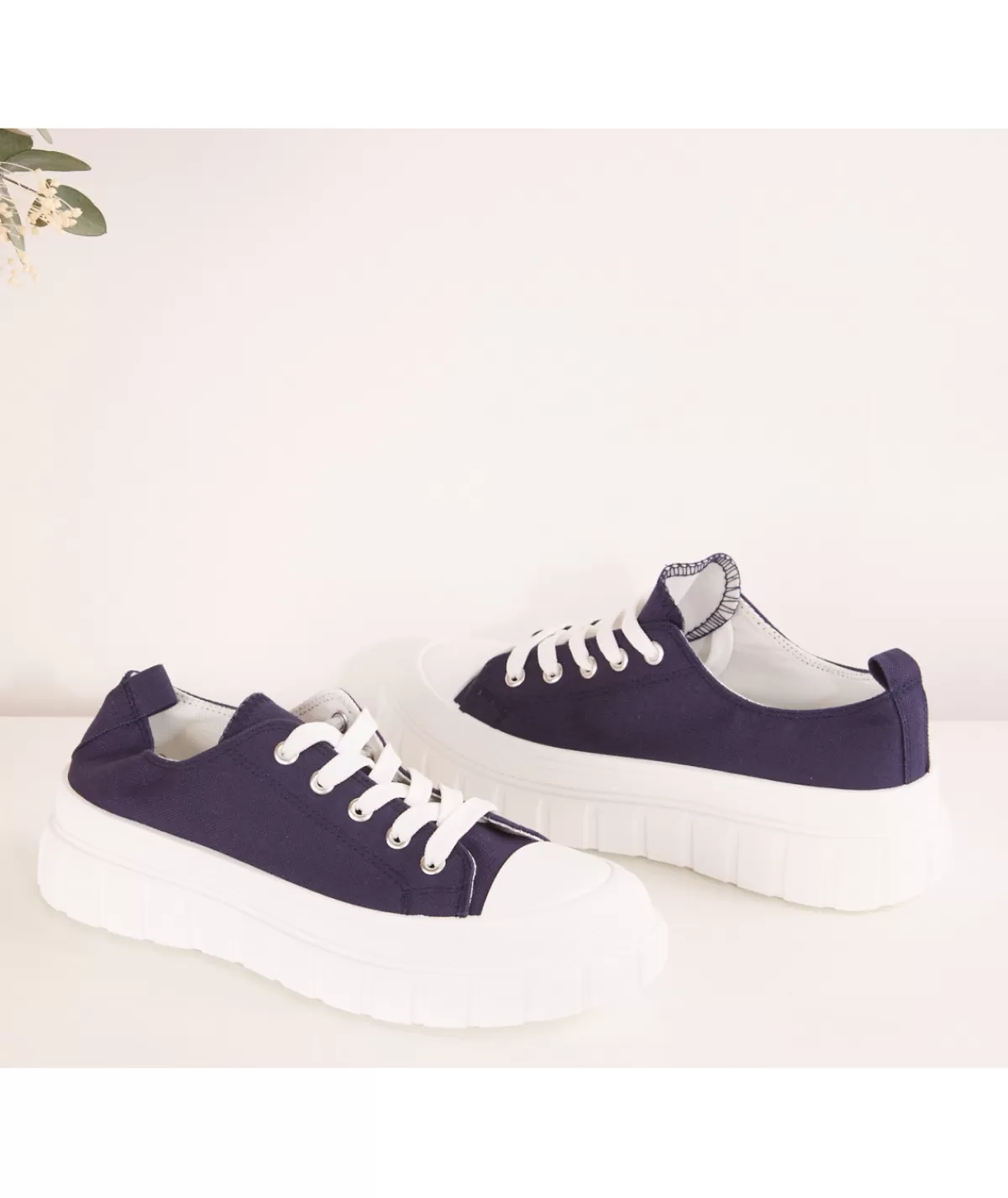 La boutique de Lilie Baskets>BASKET LISANDRA BASSE Marine