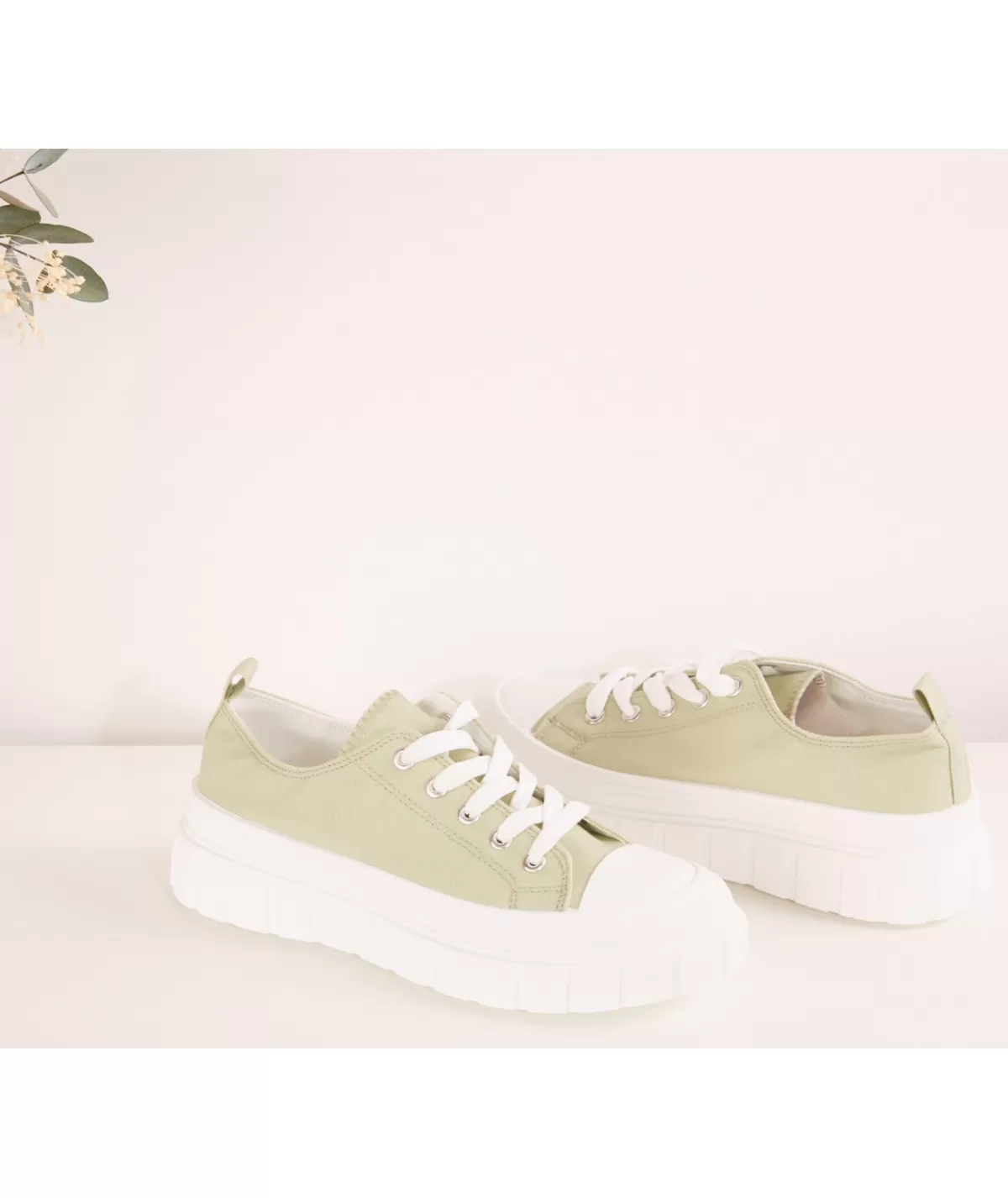 La boutique de Lilie Baskets>BASKET LISANDRA BASSE Vert