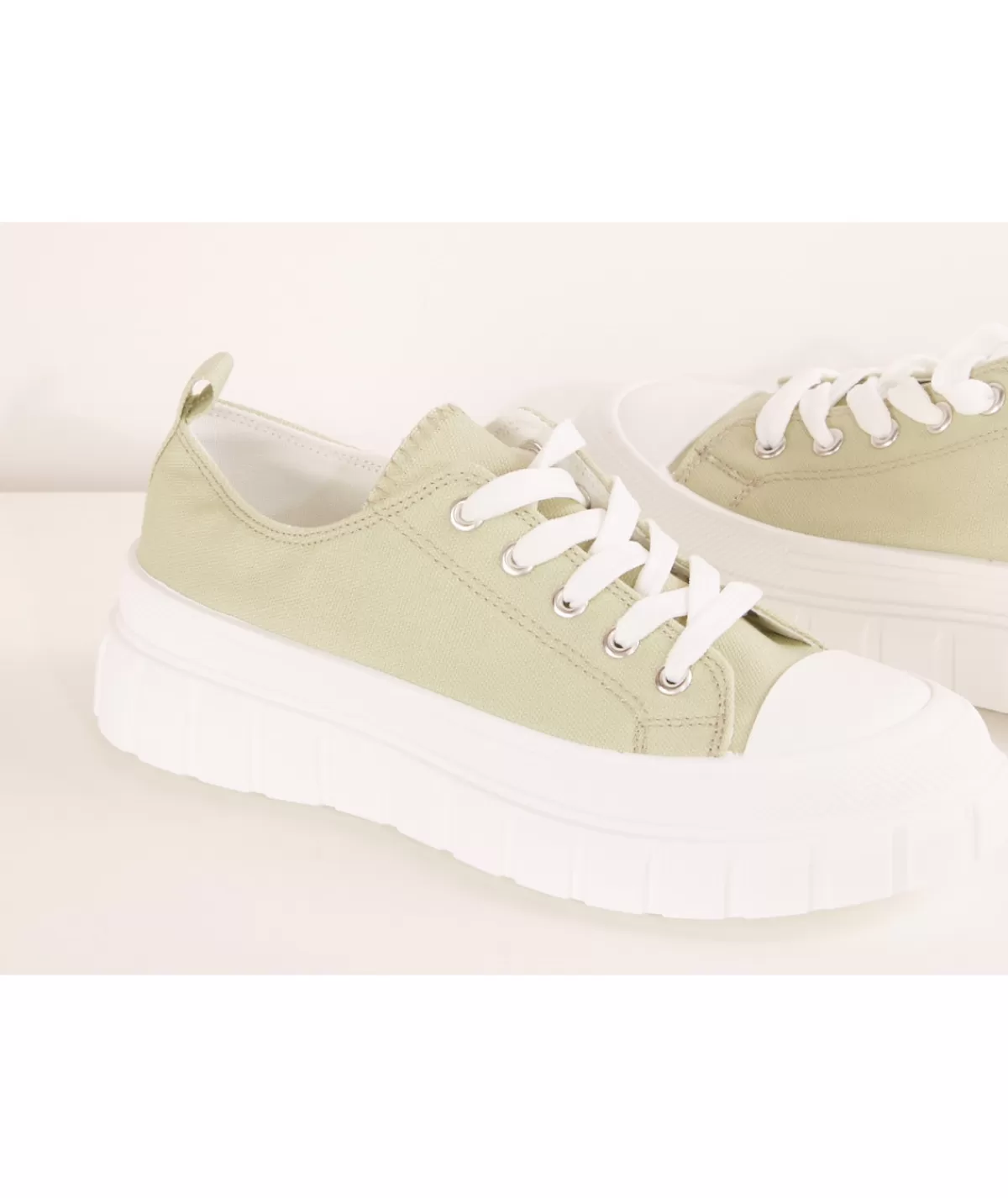 La boutique de Lilie Baskets>BASKET LISANDRA BASSE Vert