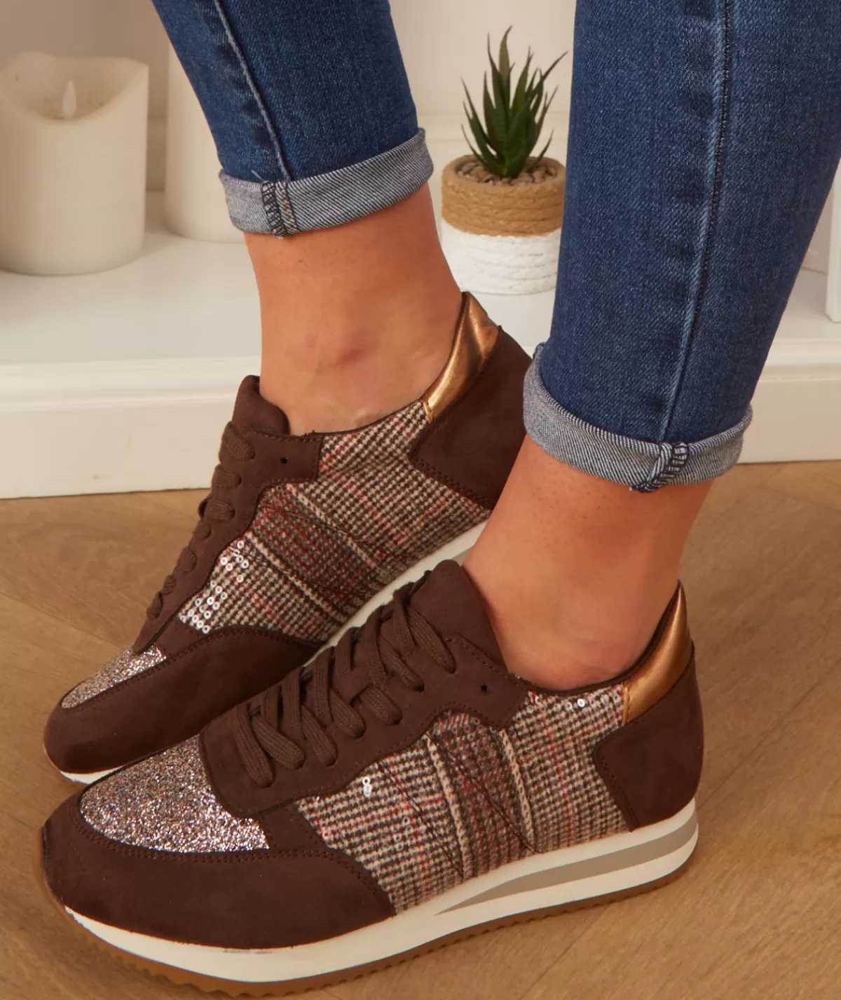 La boutique de Lilie Baskets>BASKET SALOME Marron