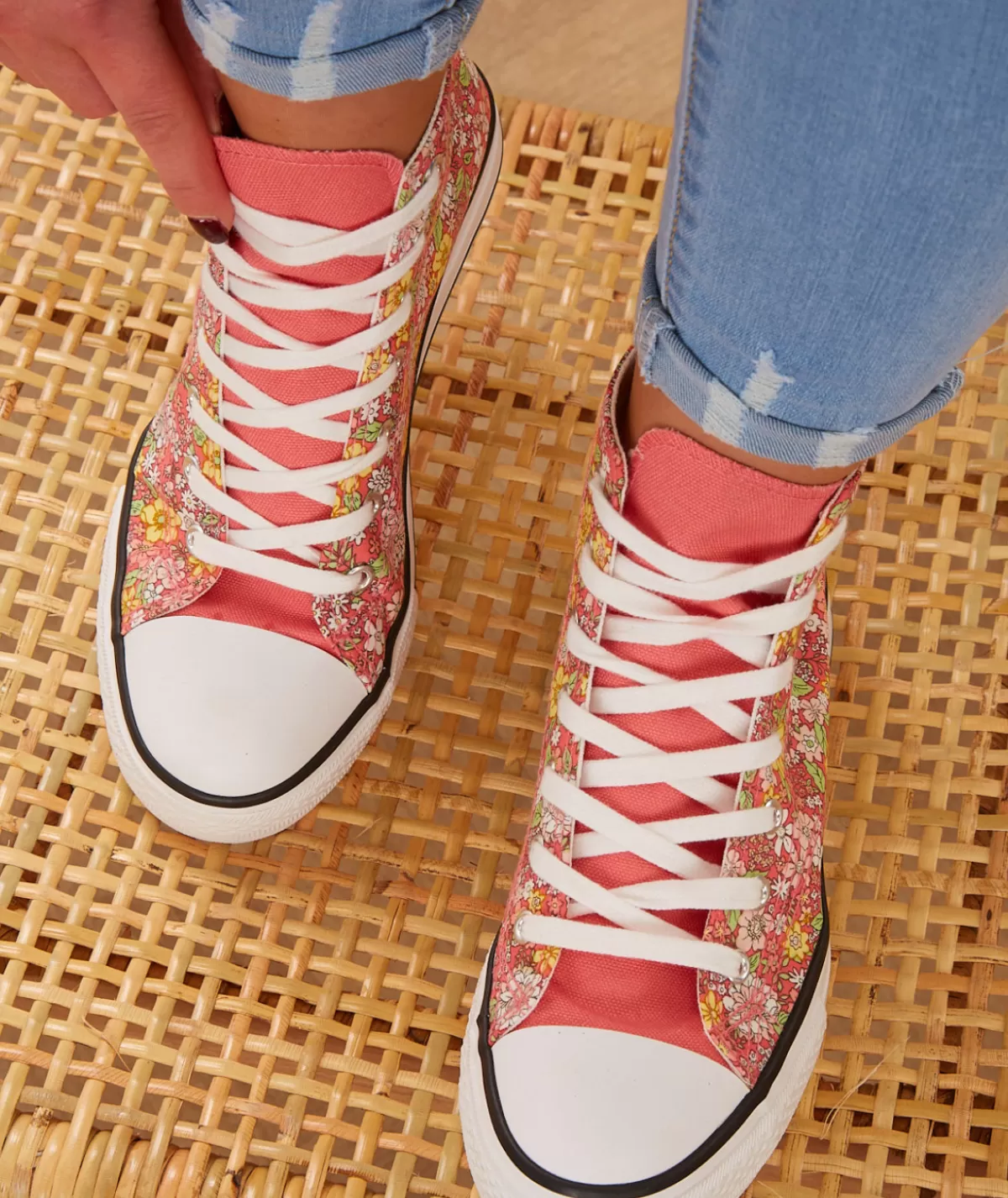 La boutique de Lilie Baskets>BASKET TYLOR MONTANTE Rose