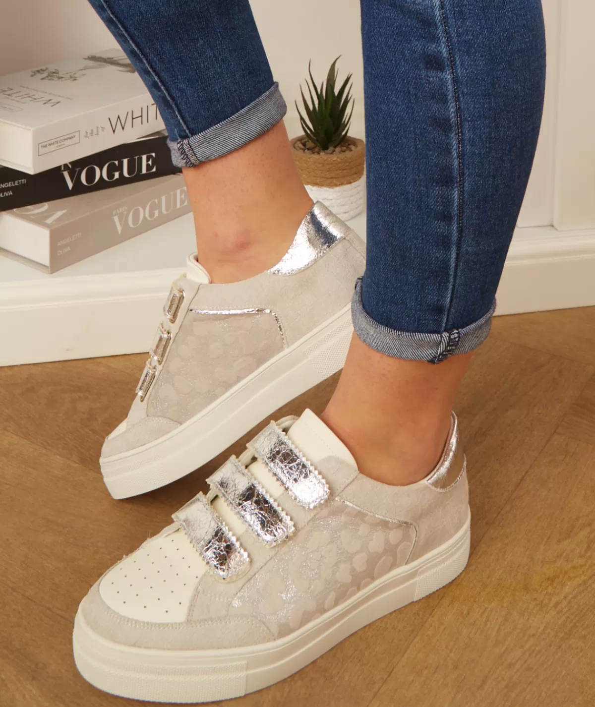 La boutique de Lilie Baskets>BASKETS AGLAE Gris