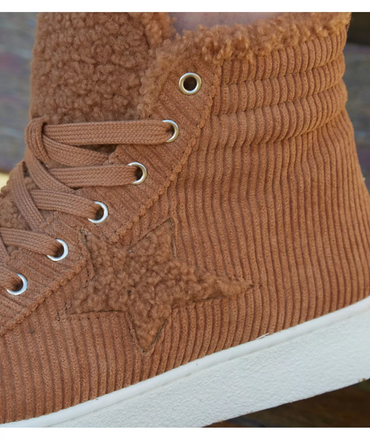 La boutique de Lilie Baskets>BASKETS AURELIE Marron/brun