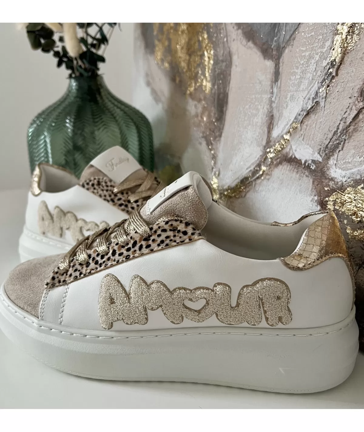 La boutique de Lilie Baskets>BASKETS BENOIT Blanc