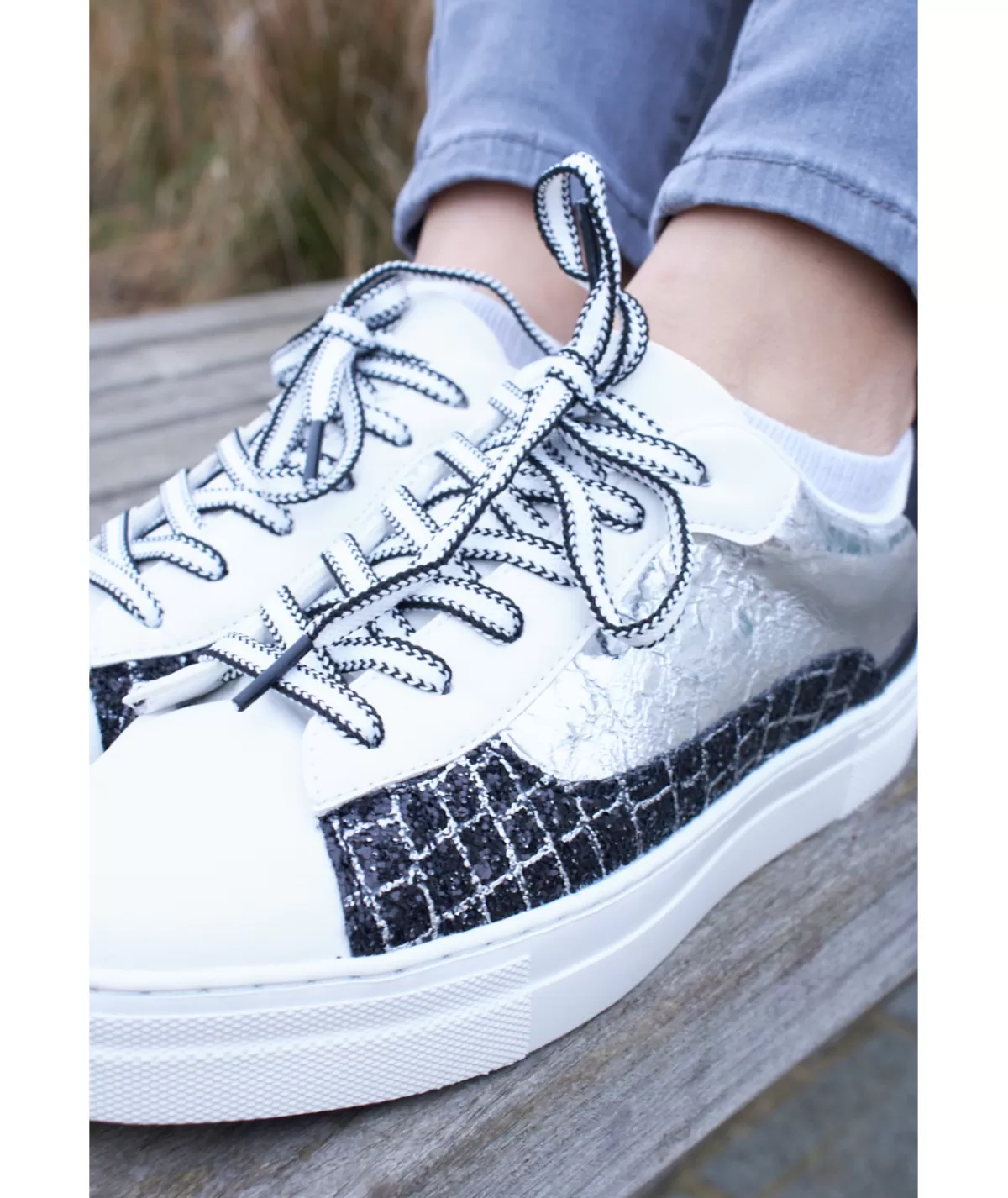 La boutique de Lilie Baskets>BASKETS CARLA Argente