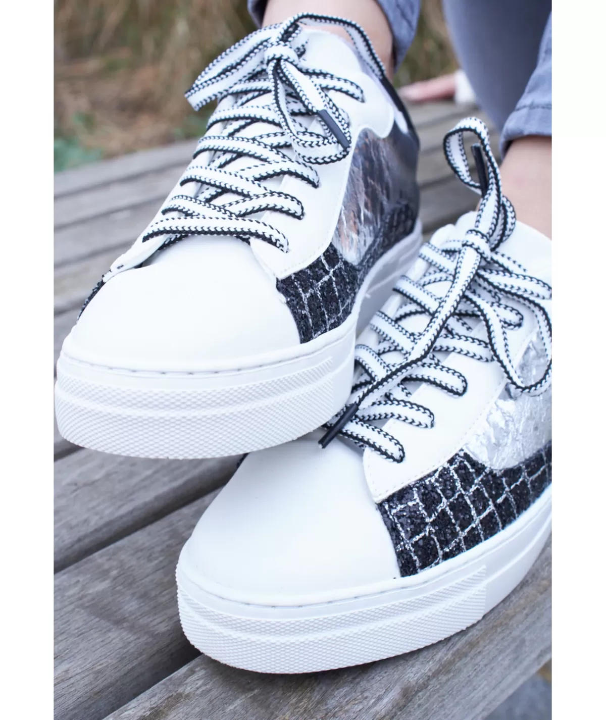 La boutique de Lilie Baskets>BASKETS CARLA Argente