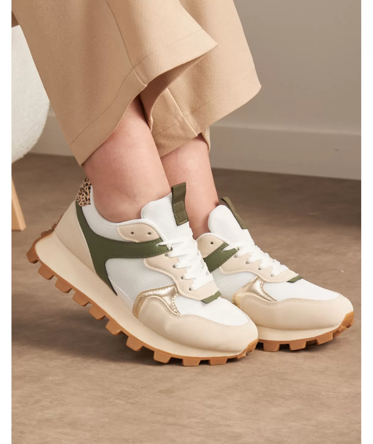 La boutique de Lilie Baskets>BASKETS CARMEN Kaki