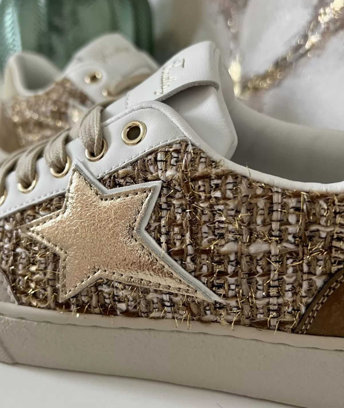 La boutique de Lilie Baskets>BASKETS EMILIEN Dore