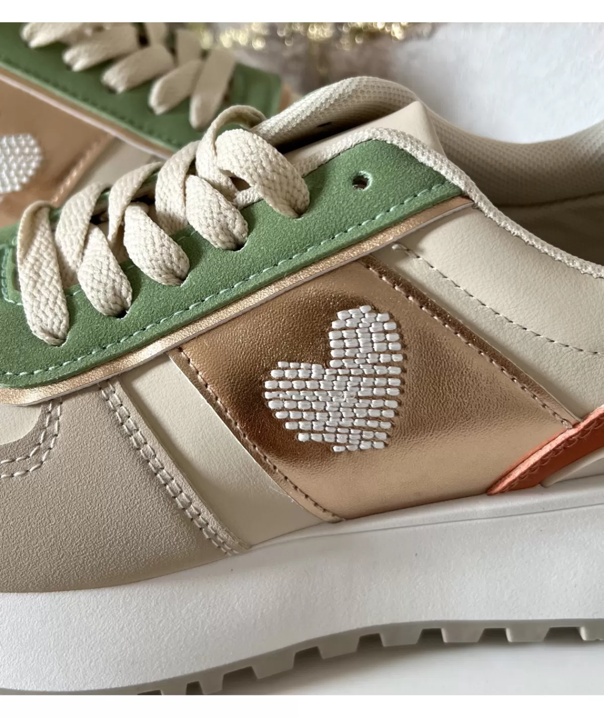 La boutique de Lilie Baskets>BASKETS ETIENNE Beige