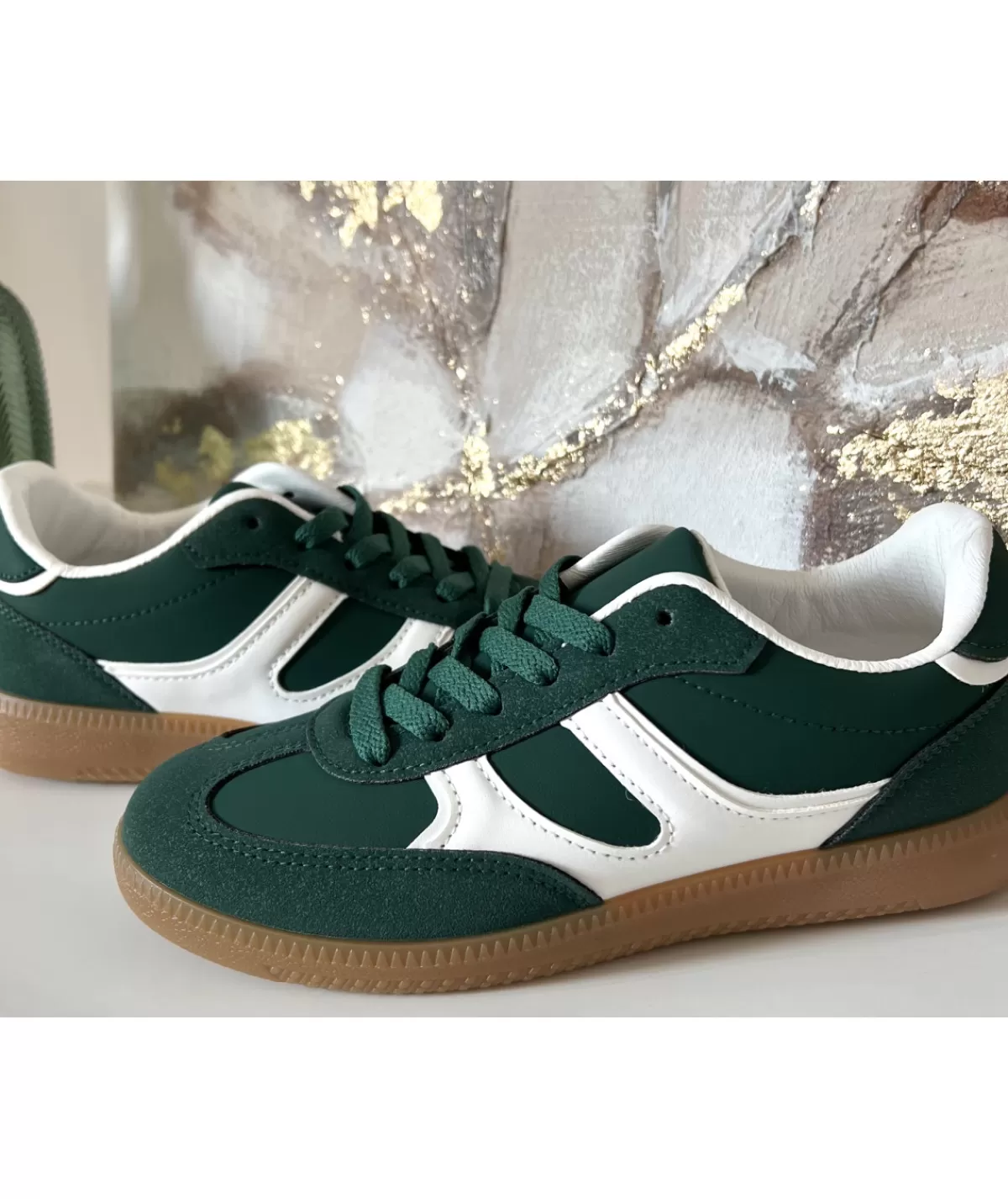 La boutique de Lilie Baskets>BASKETS FRANCOIS Vertsapin