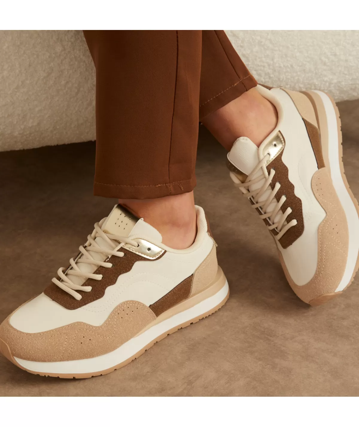 La boutique de Lilie Baskets>BASKETS LEANDRA I Beige
