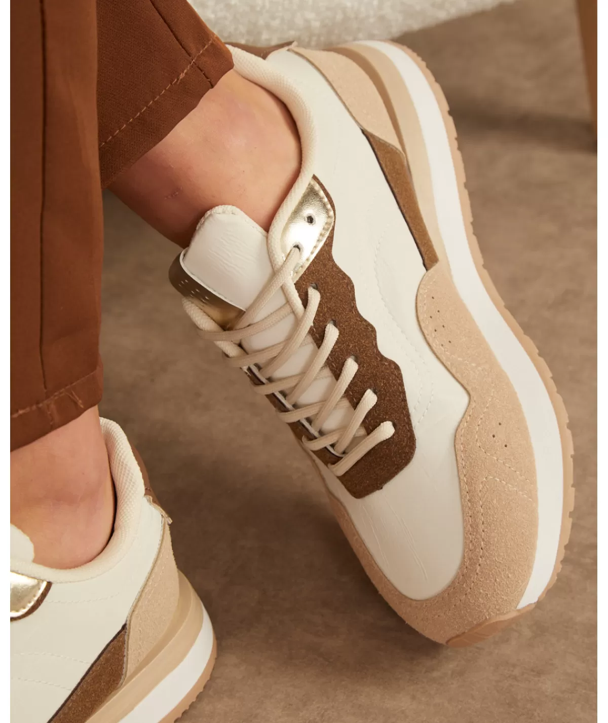 La boutique de Lilie Baskets>BASKETS LEANDRA I Beige