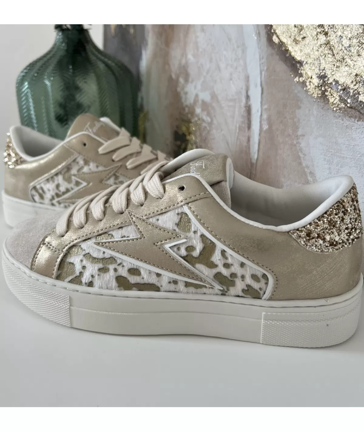 La boutique de Lilie Baskets>BASKETS LINDA Dore