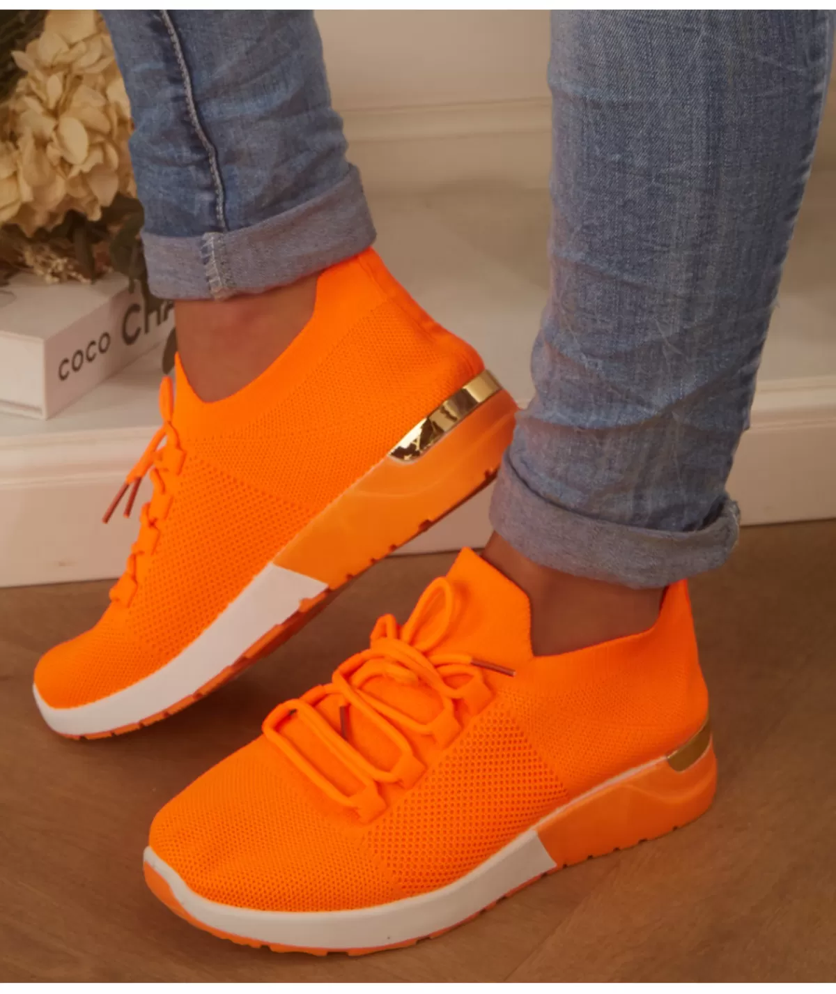 La boutique de Lilie Baskets>BASKETS RABYA Orange