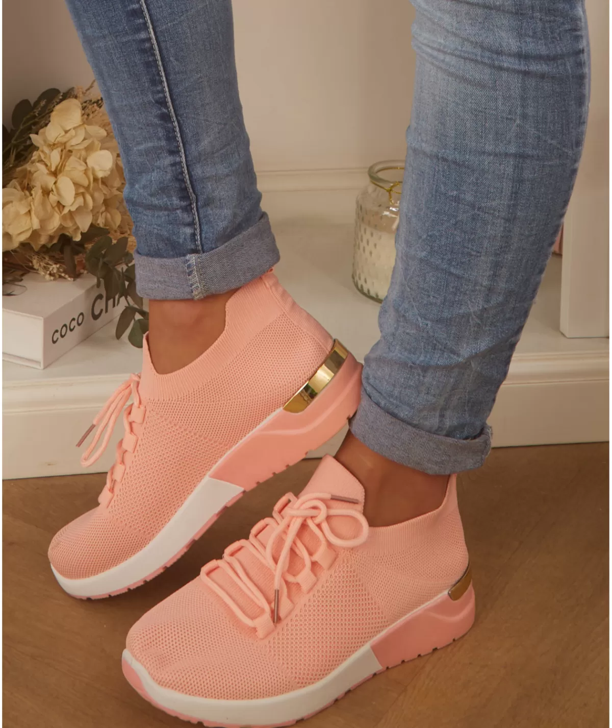 La boutique de Lilie Baskets>BASKETS RABYA Rose