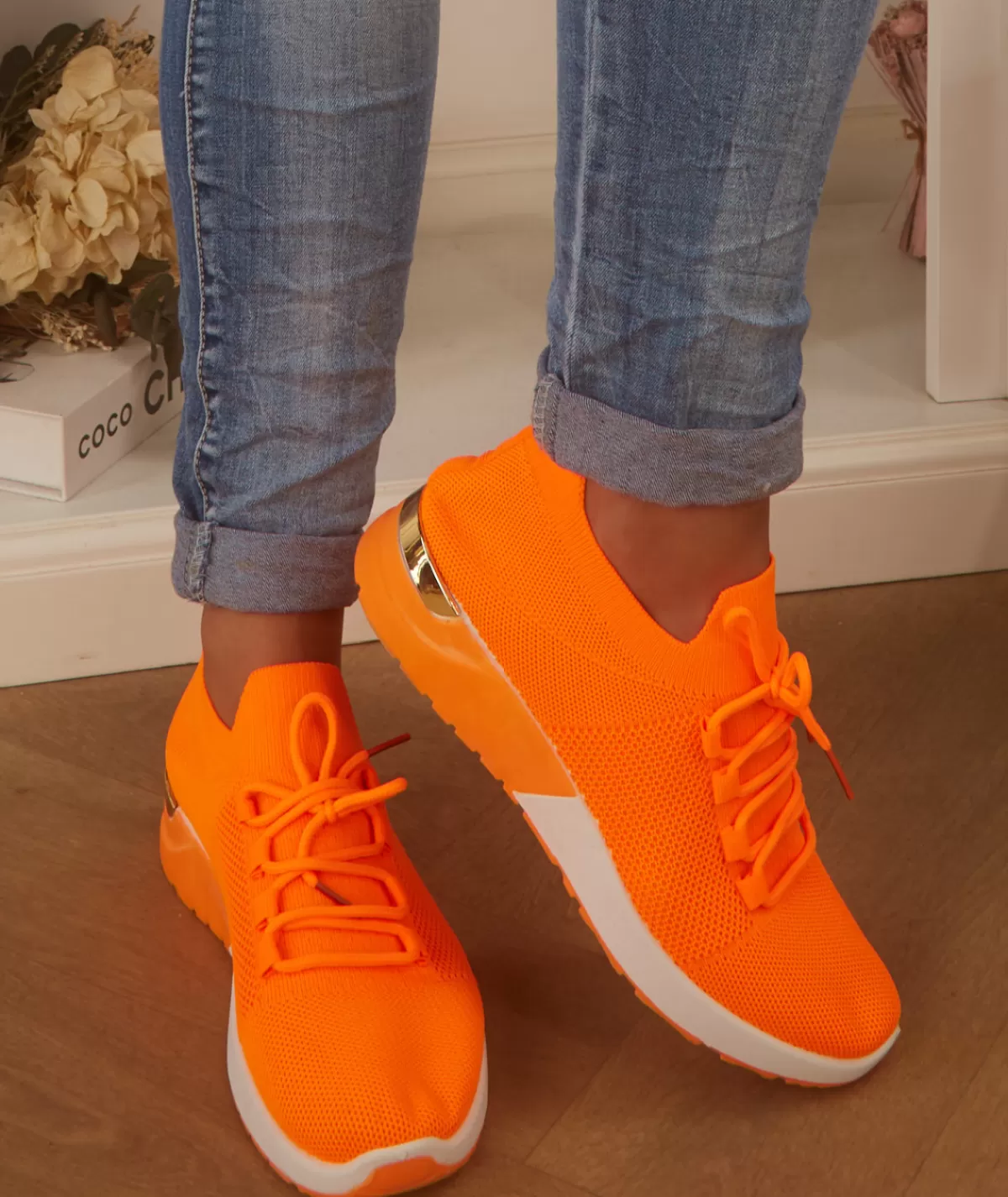 La boutique de Lilie Baskets>BASKETS RABYA Orange