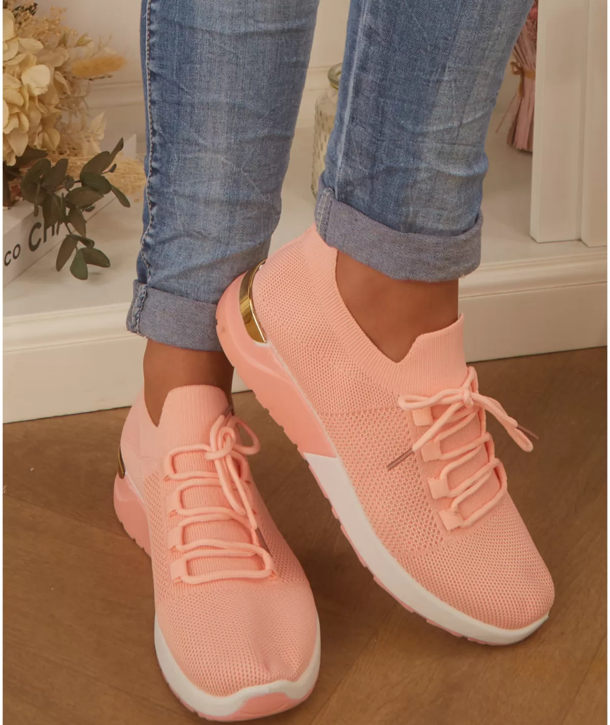 La boutique de Lilie Baskets>BASKETS RABYA Rose