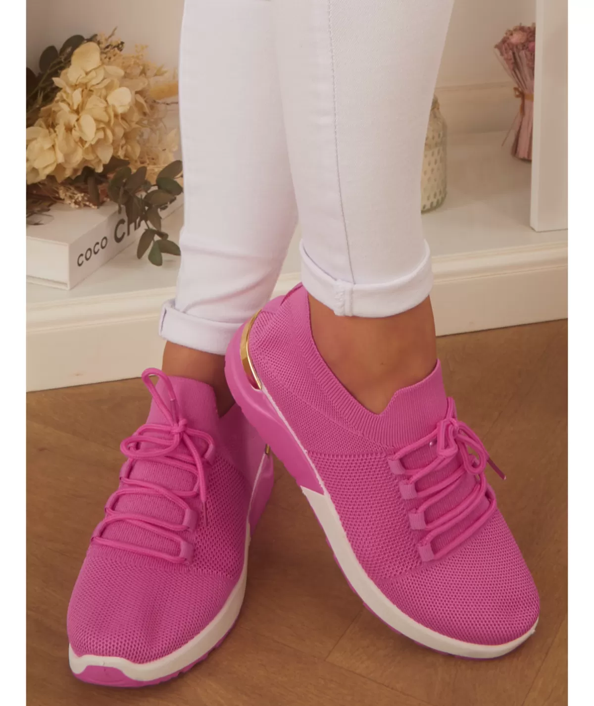 La boutique de Lilie Baskets>BASKETS RABYA Fushia