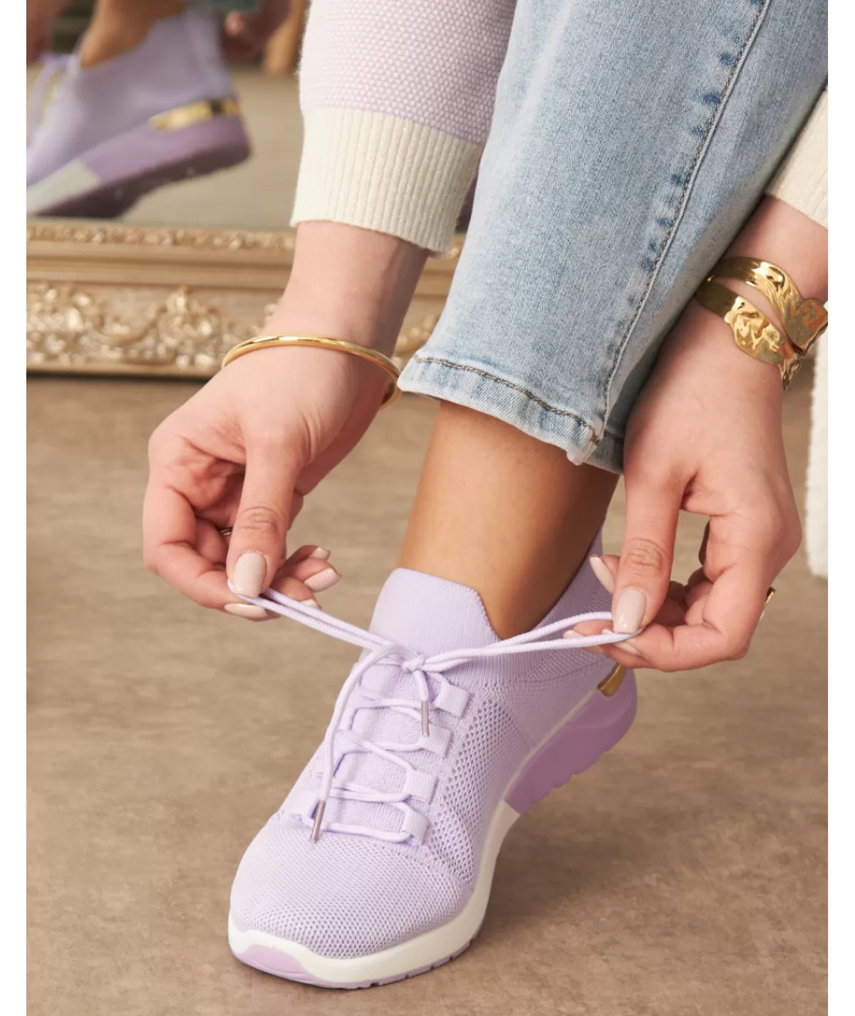 La boutique de Lilie Baskets>BASKETS RABYA Lilas