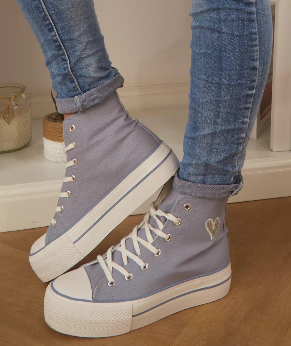La boutique de Lilie Baskets>BASKETS VENUS Bleuciel