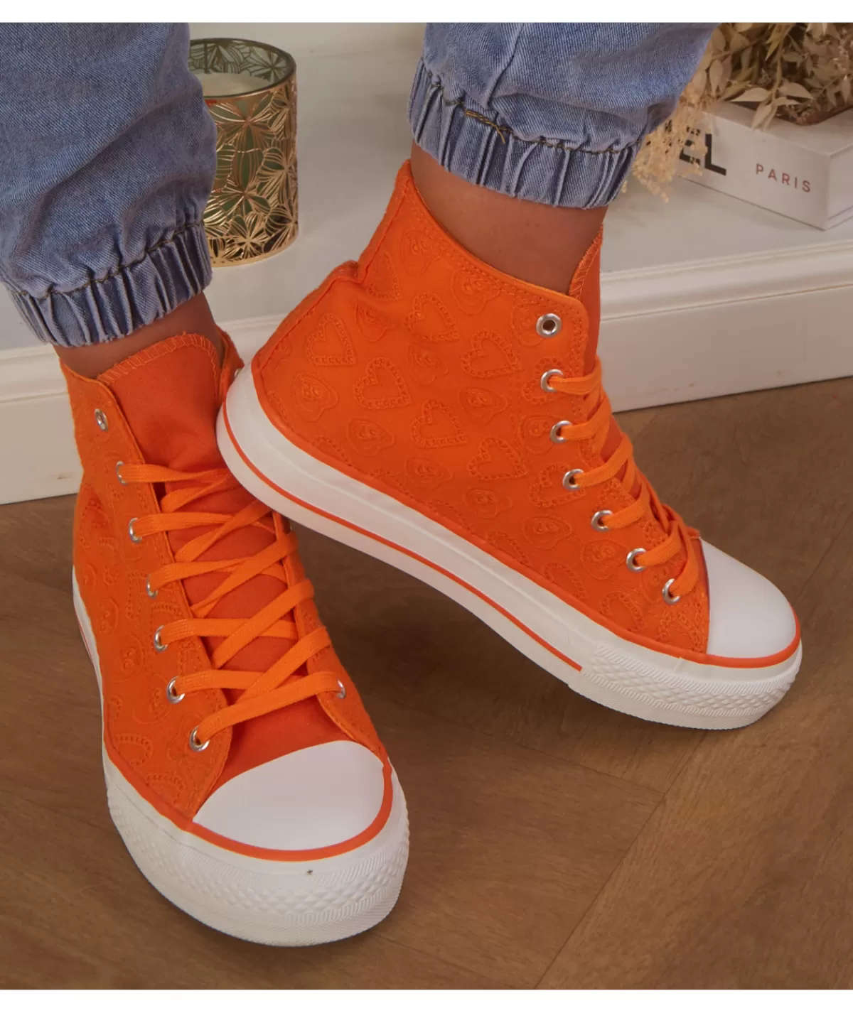 La boutique de Lilie Baskets>BASKETS VICKY Orange