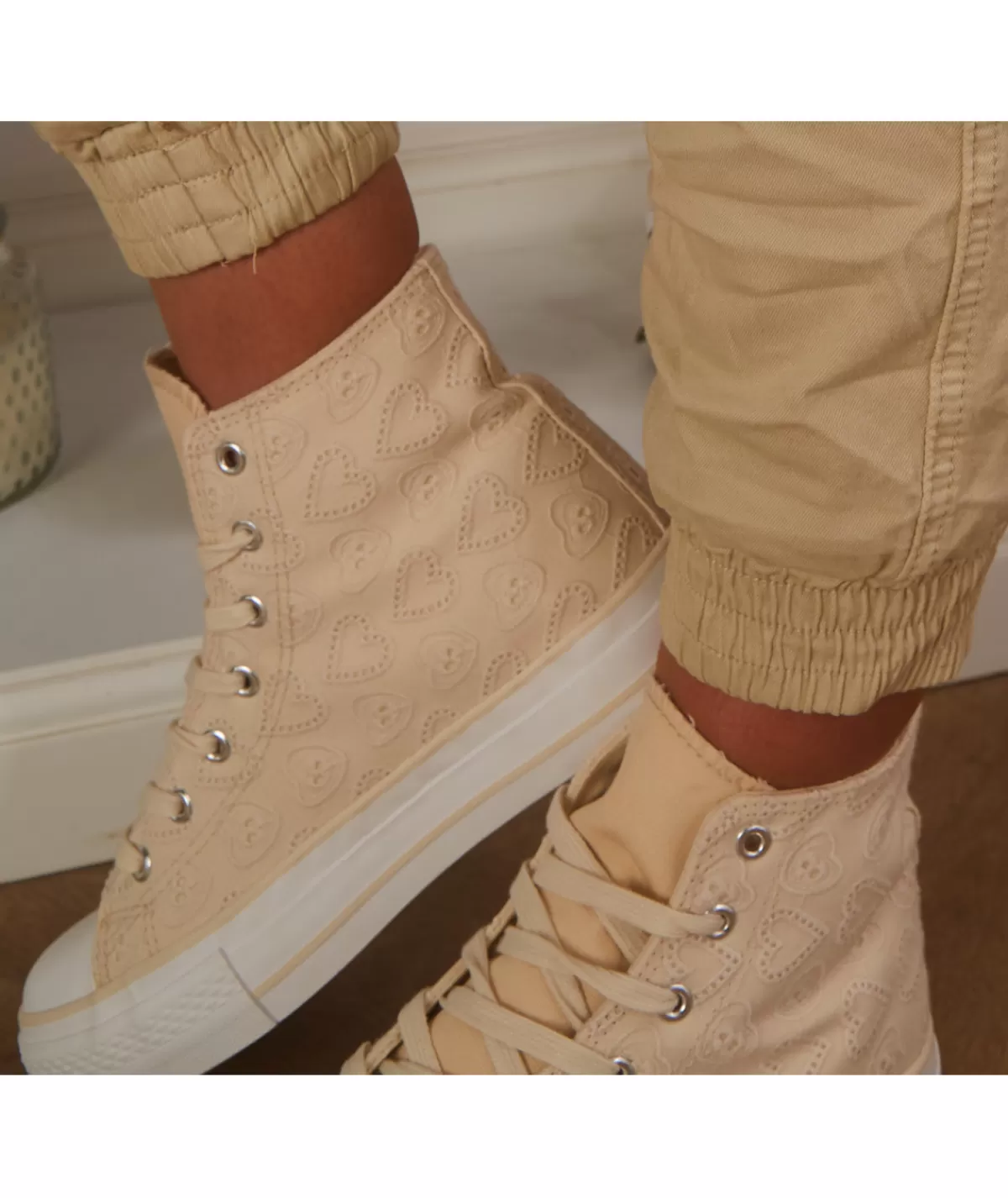 La boutique de Lilie Baskets>BASKETS VICKY Beige