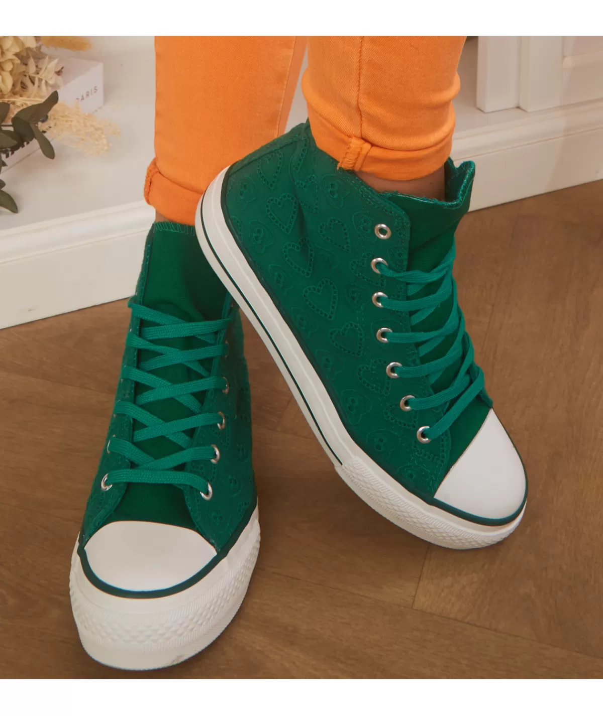 La boutique de Lilie Baskets>BASKETS VICKY Vert