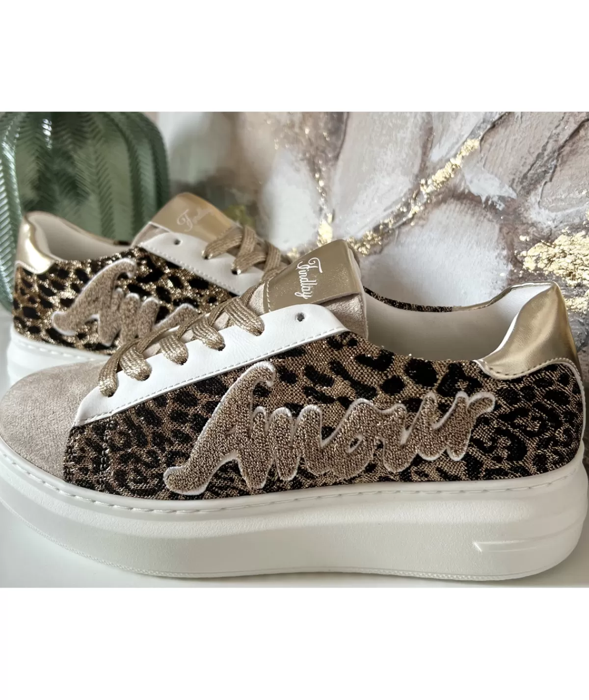 La boutique de Lilie Baskets>BASKETS VIOLAINE Taupe