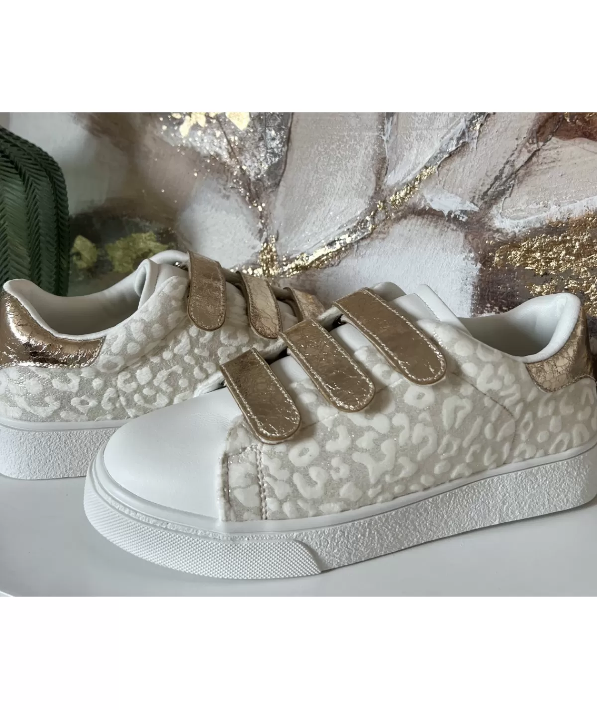La boutique de Lilie Baskets>BASKETS VIVIEN Dore