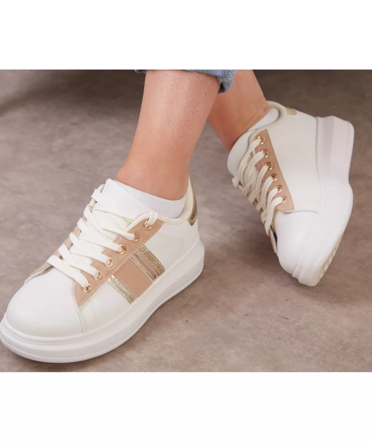 La boutique de Lilie Baskets>BASKETS WITHNEY Beige