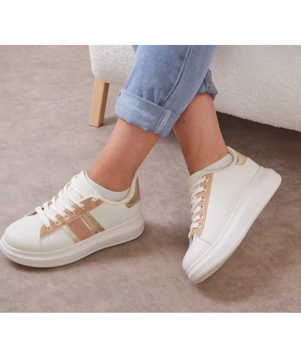 La boutique de Lilie Baskets>BASKETS WITHNEY Beige