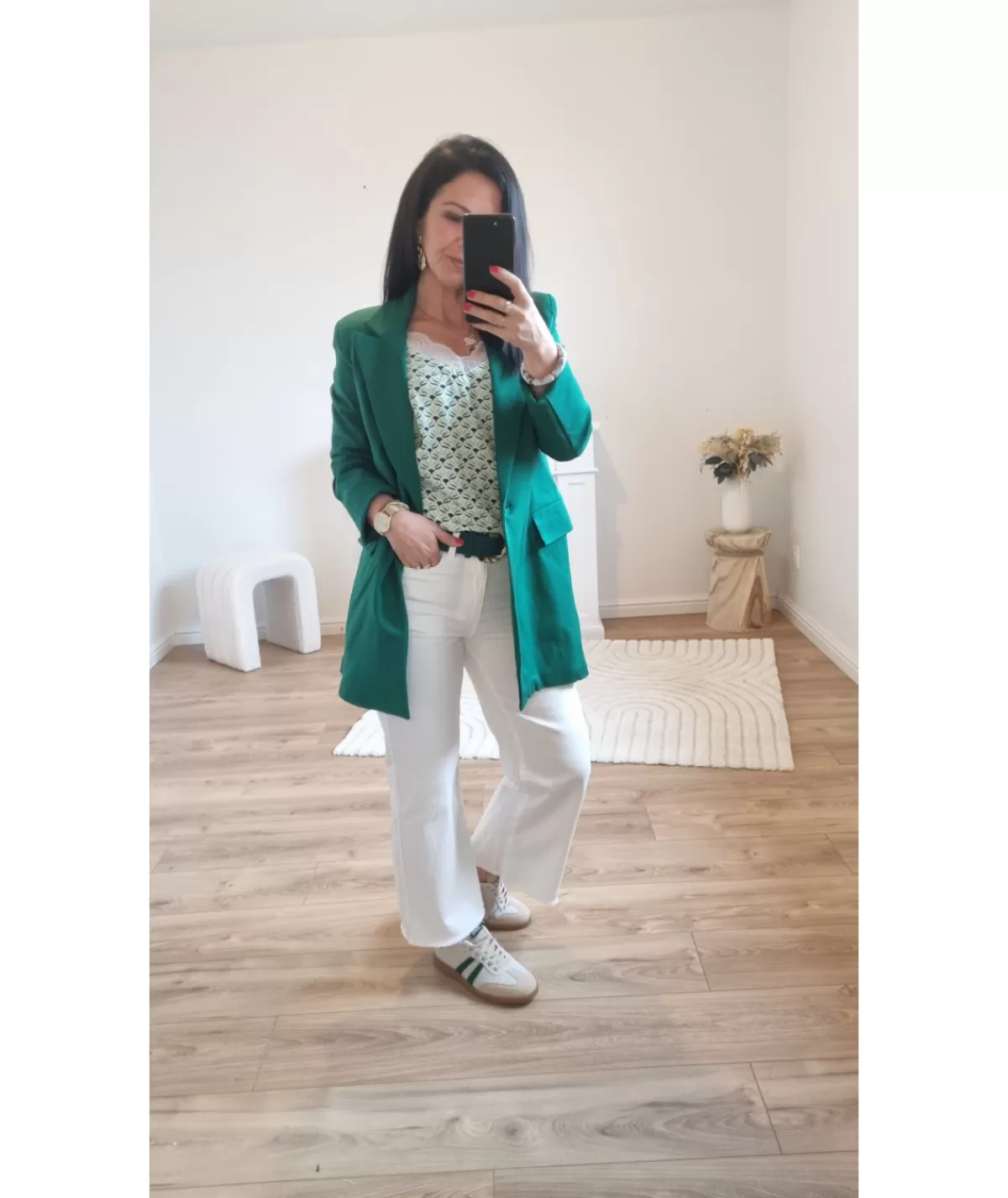 La boutique de Lilie Vestes>BLAZER ALISSA Vert