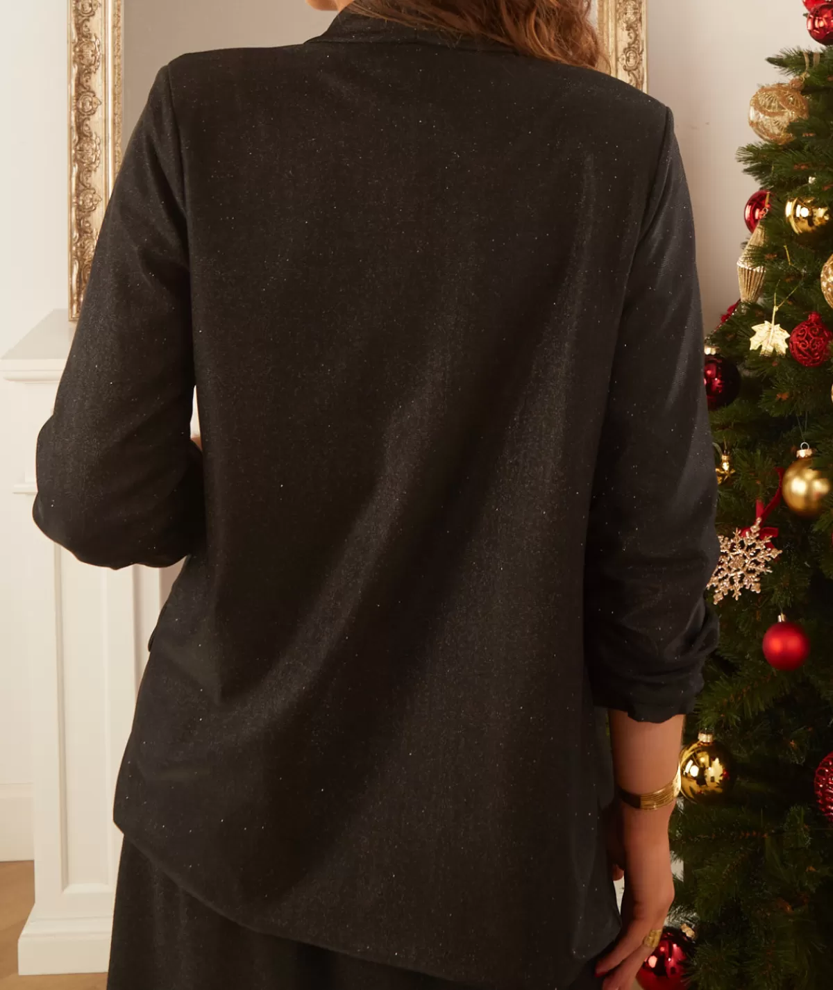 La boutique de Lilie Vestes>BLAZER ANAE Noir