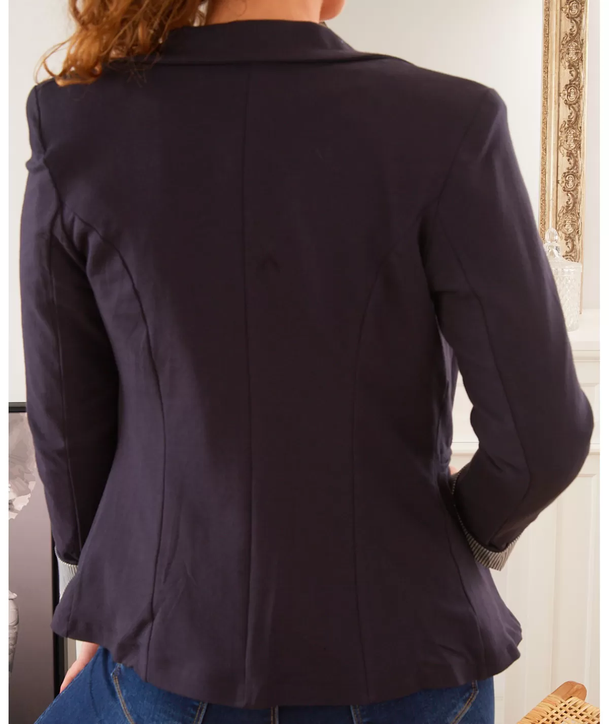 La boutique de Lilie Vestes>BLAZER DELIA Marine