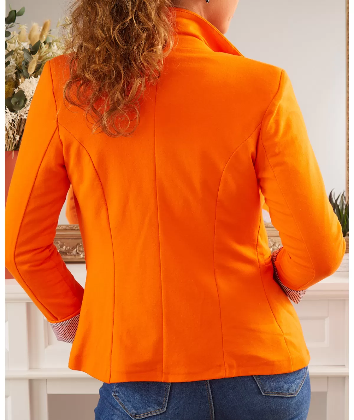 La boutique de Lilie Vestes>BLAZER DELIA Orange
