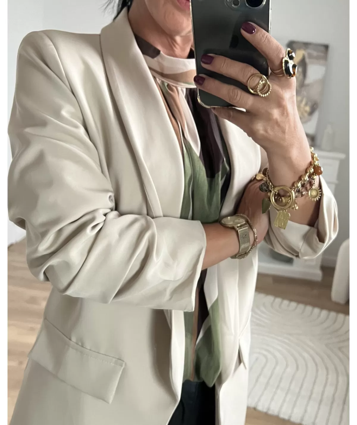La boutique de Lilie Vestes>BLAZER JULES Beige