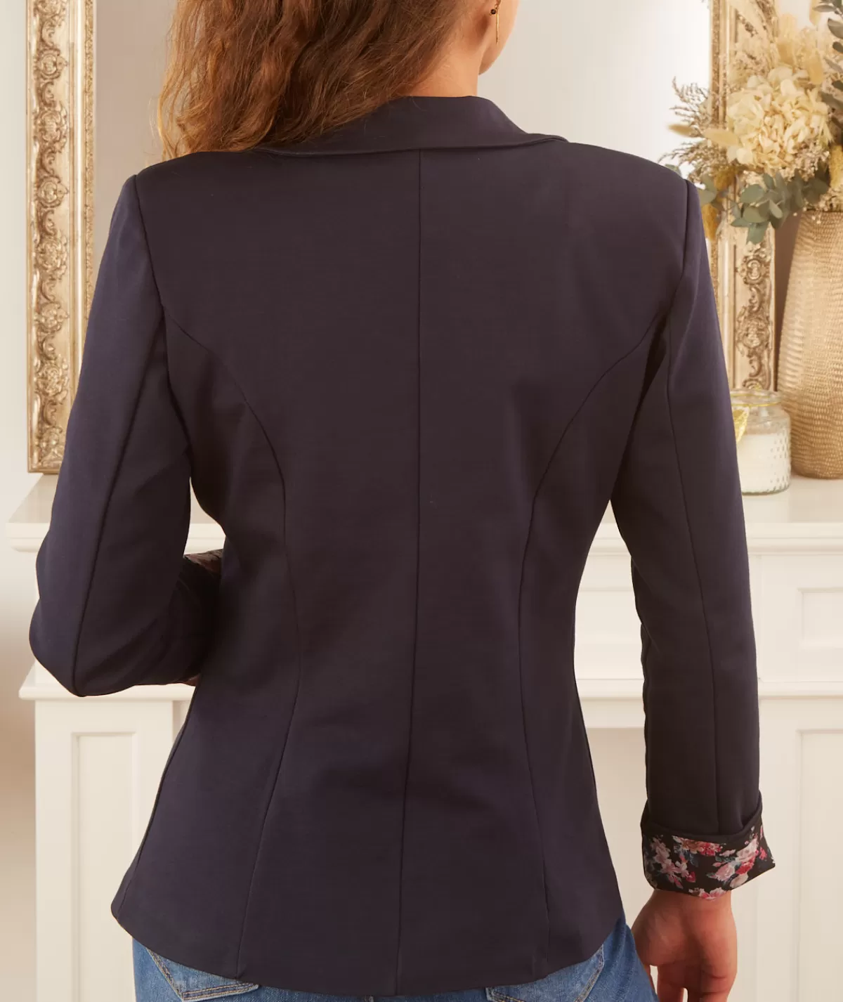 La boutique de Lilie Vestes>BLAZER MILA Marine