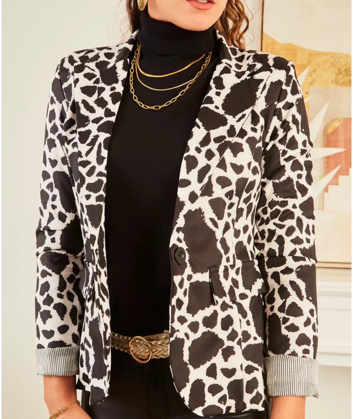 La boutique de Lilie Vestes>BLAZER VENUS Noir