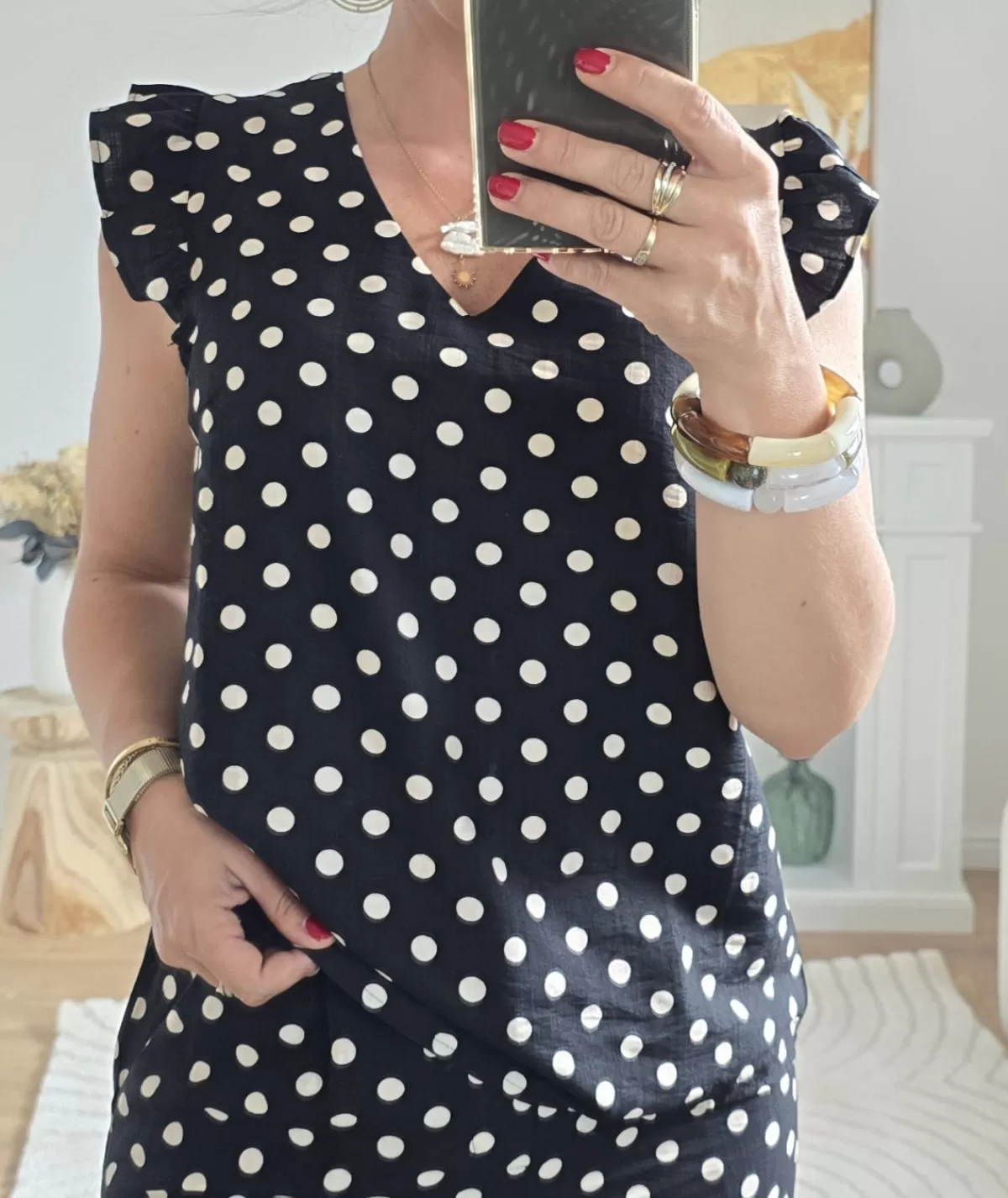La boutique de Lilie Tops / Blouses>BLOUSE DEBRA Noir