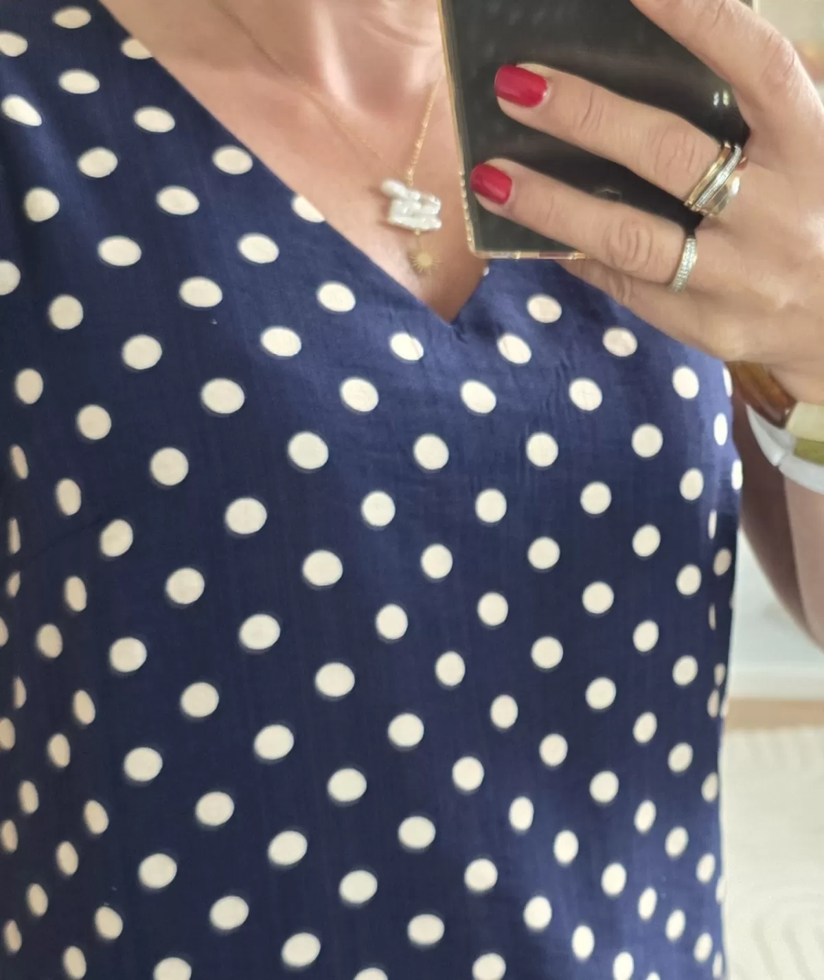 La boutique de Lilie Tops / Blouses>BLOUSE DEBRA Marine
