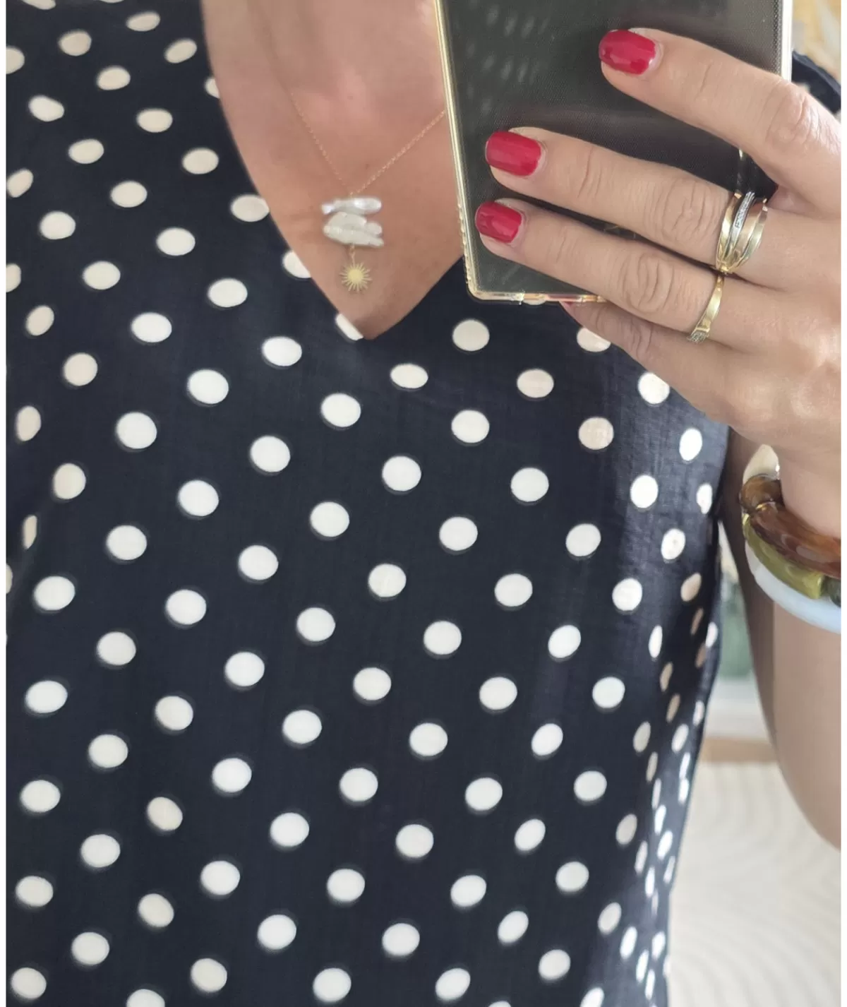 La boutique de Lilie Tops / Blouses>BLOUSE DEBRA Noir