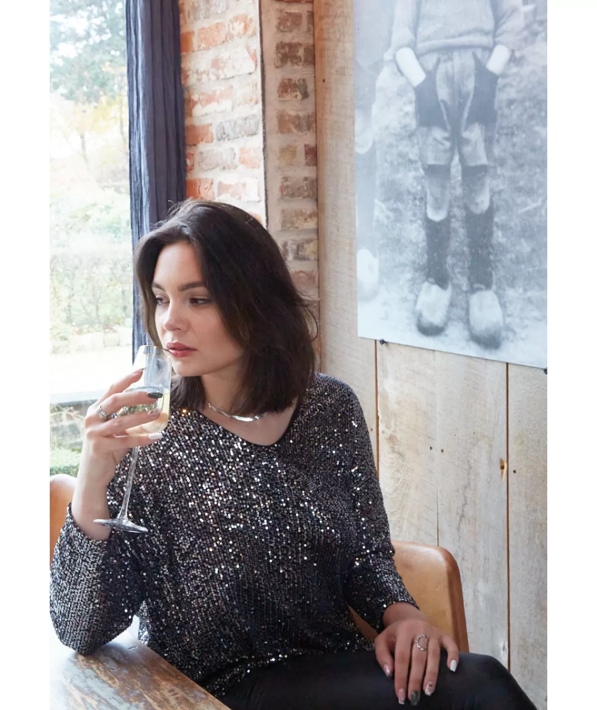 La boutique de Lilie Tops / Blouses>BLOUSE ELSA Argente